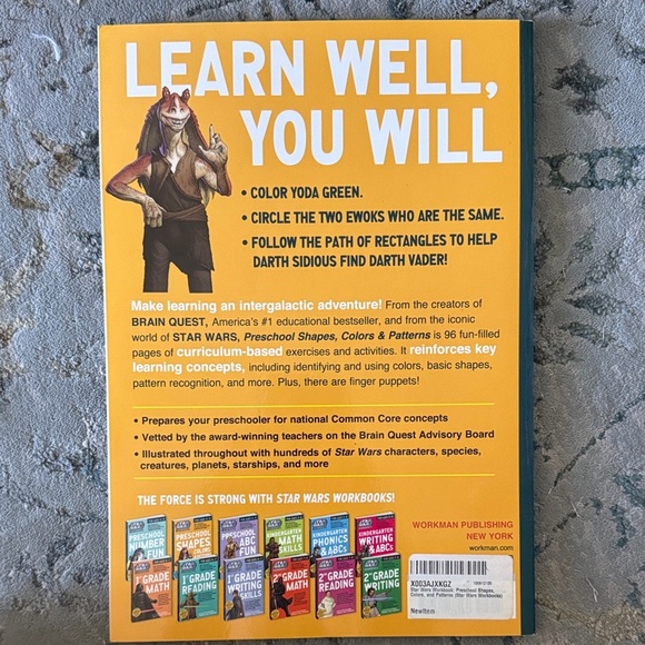 Star Wars Preschool Workbook Set – ABC, Numbers & Shapes (Ages 4–5) - Picture 6 of 8